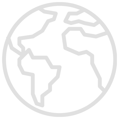 Ícone que representa direito internacional, representado pelo mapa mundi.